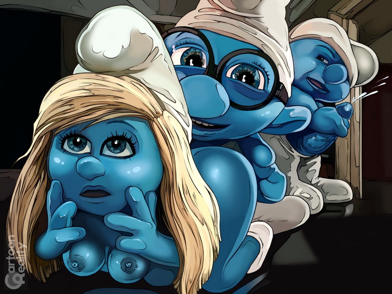 Cartoon Reality - Smurfs page 3 full