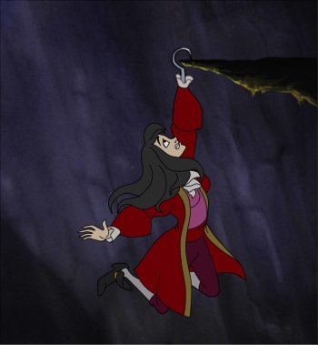 Female!Captain Hook ENF/EUF comic panels and pages by SerisaBibi cover