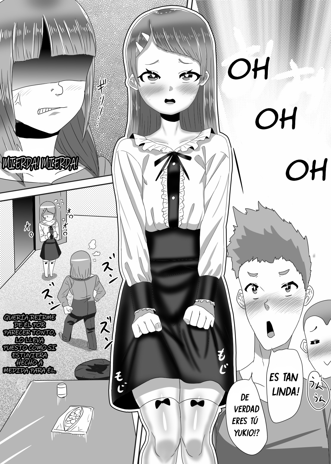 Batsu Game de Josou Sanpo Saserareteitara Ikemen Futanari Musume ni Tasukeraremashita page 7 full