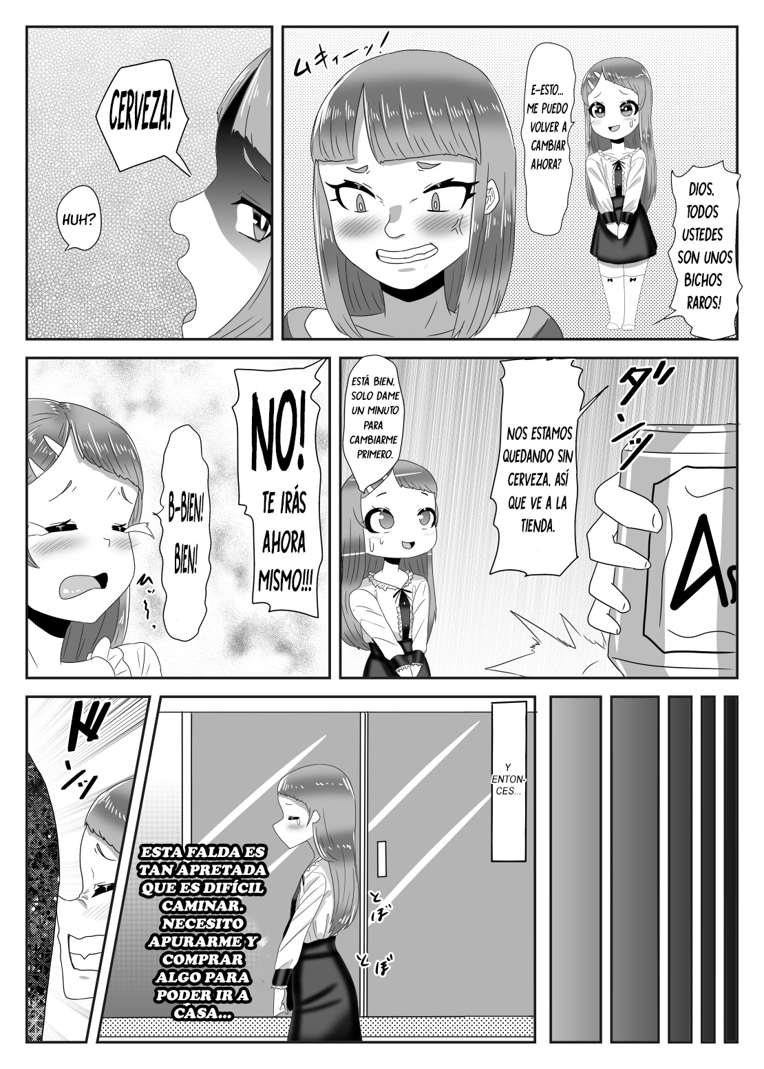 Batsu Game de Josou Sanpo Saserareteitara Ikemen Futanari Musume ni Tasukeraremashita page 9 full