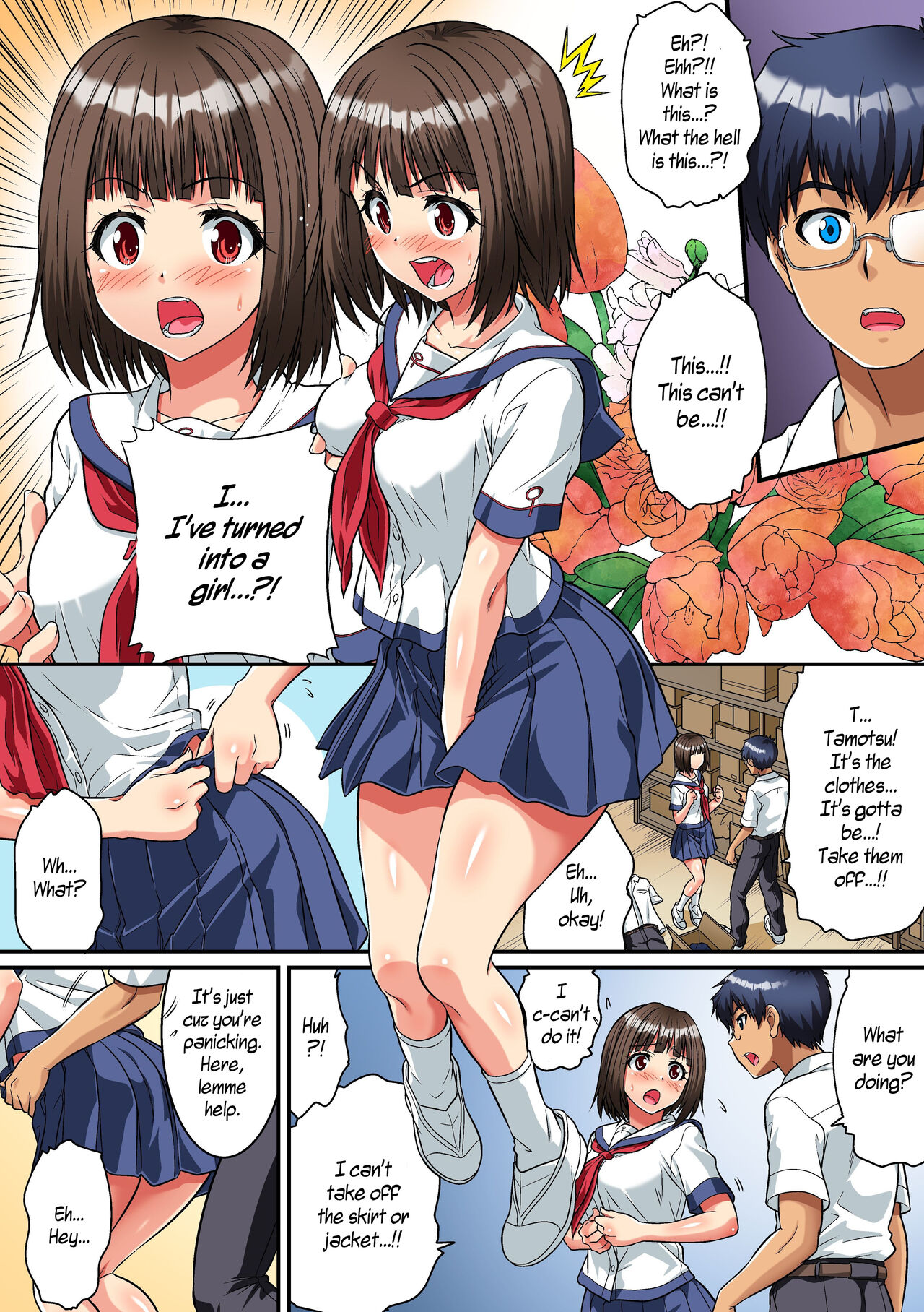 Danshikou de Nyotaika shichatta Boku. Seifuku no Mama Class Danshi no Zenin ni... | I Became a Girl at an All-Boys School. For All the Classmate Boys Still in Uniform... page 6 full