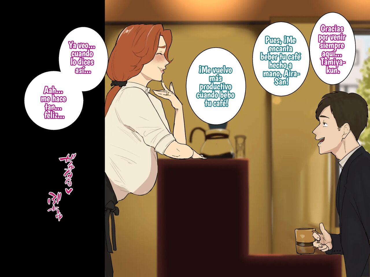 Coffee Shop Manager Every Day Son's Sexual Processing Hole #1 page 3 full