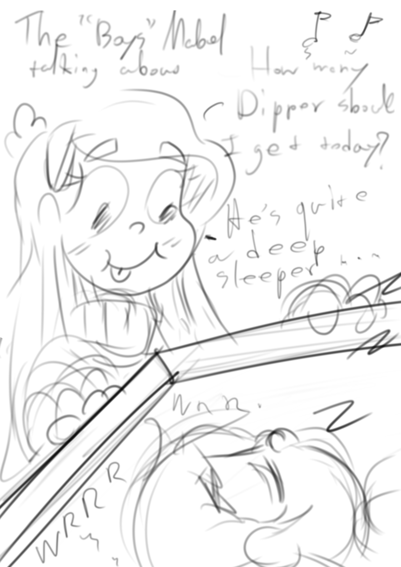 Gravity Fall "Night with Mabel" page 6 full