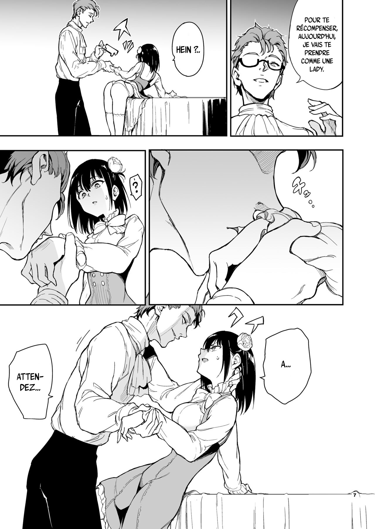 Maid Kyouiku. 5 -Botsuraku Kizoku Rurikawa Tsubaki- page 7 full