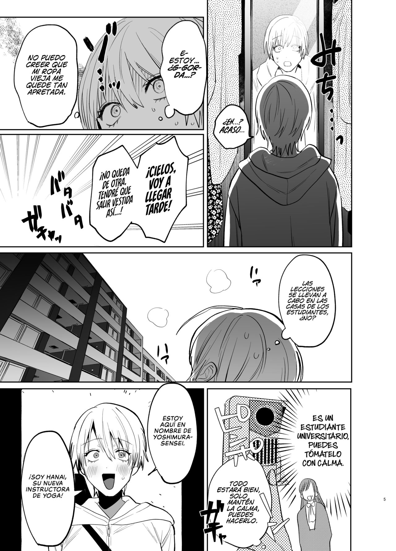 Shakaijin Keiken 0 no Hitozuma ga Yoga Instructor ni Nattara Netorareta Hanashi | La Historia Sobre cómo una Mujer Casada sin Experiencia Laboral se volvió Infiel cuándo se Convirtió en Instructora de Yoga page 4 full