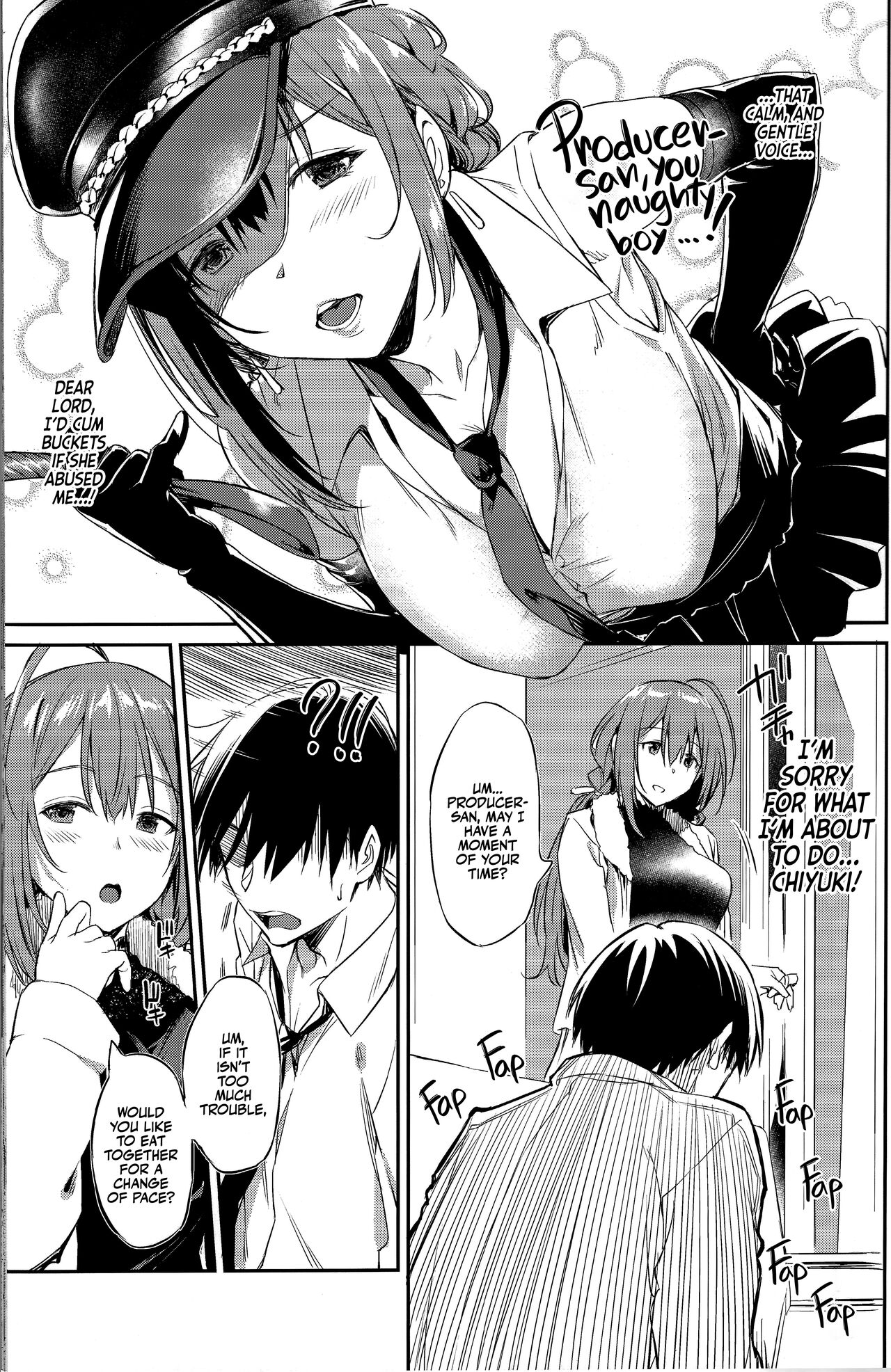 Chiyuki-san no Yasashii Shasei Kanri | Chiyuki-san's Lovely Sperm Management page 4 full