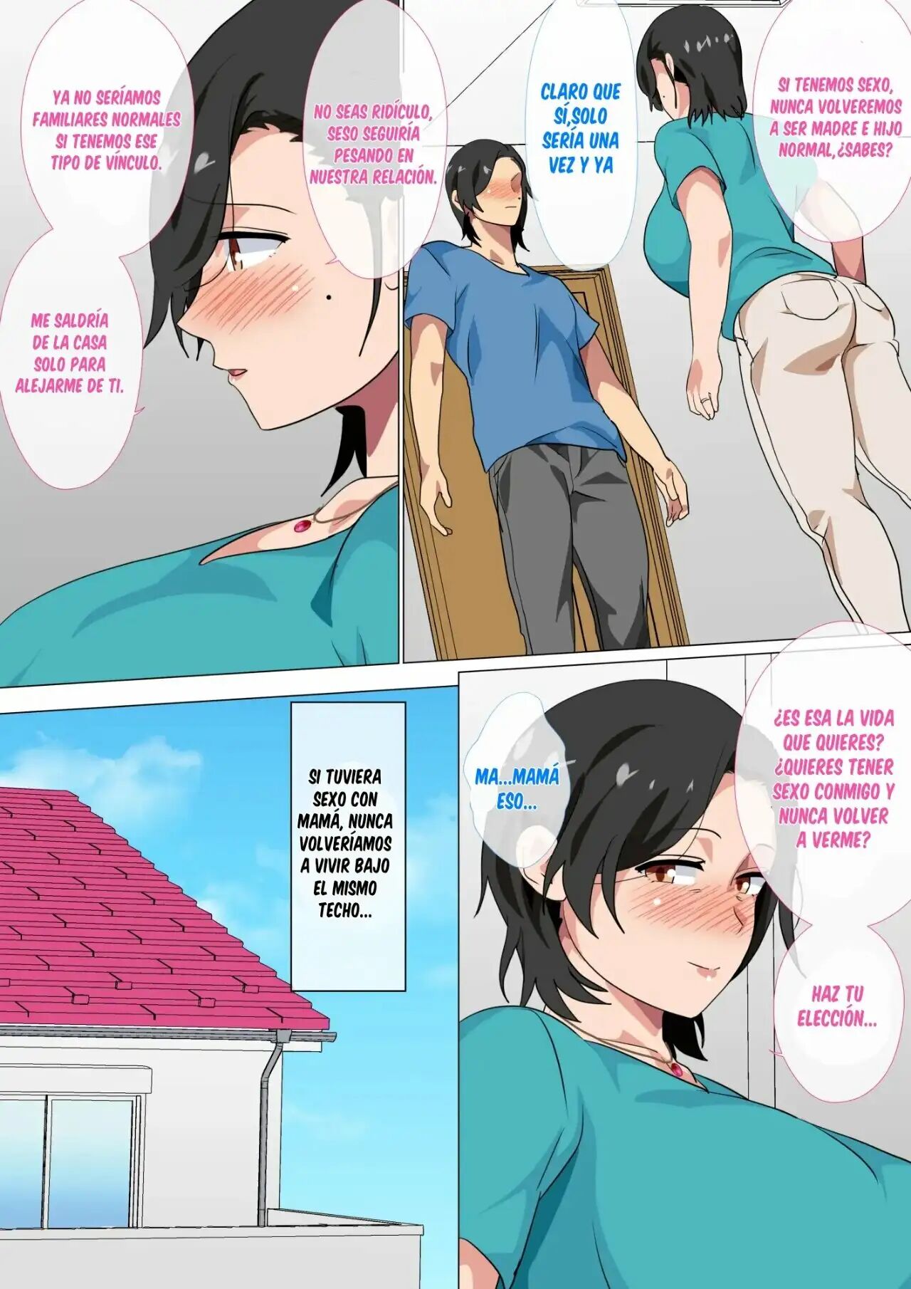 Hahaoya ni Kokuhaku Shitara Ichinichi dake Sex o Sasete Kureta Hanashi 1-2 | Me Confese A Mi Mama Y Ella Me Dejo Tener Un Festival Sexual De Un Solo Dia 1-2 page 8 full