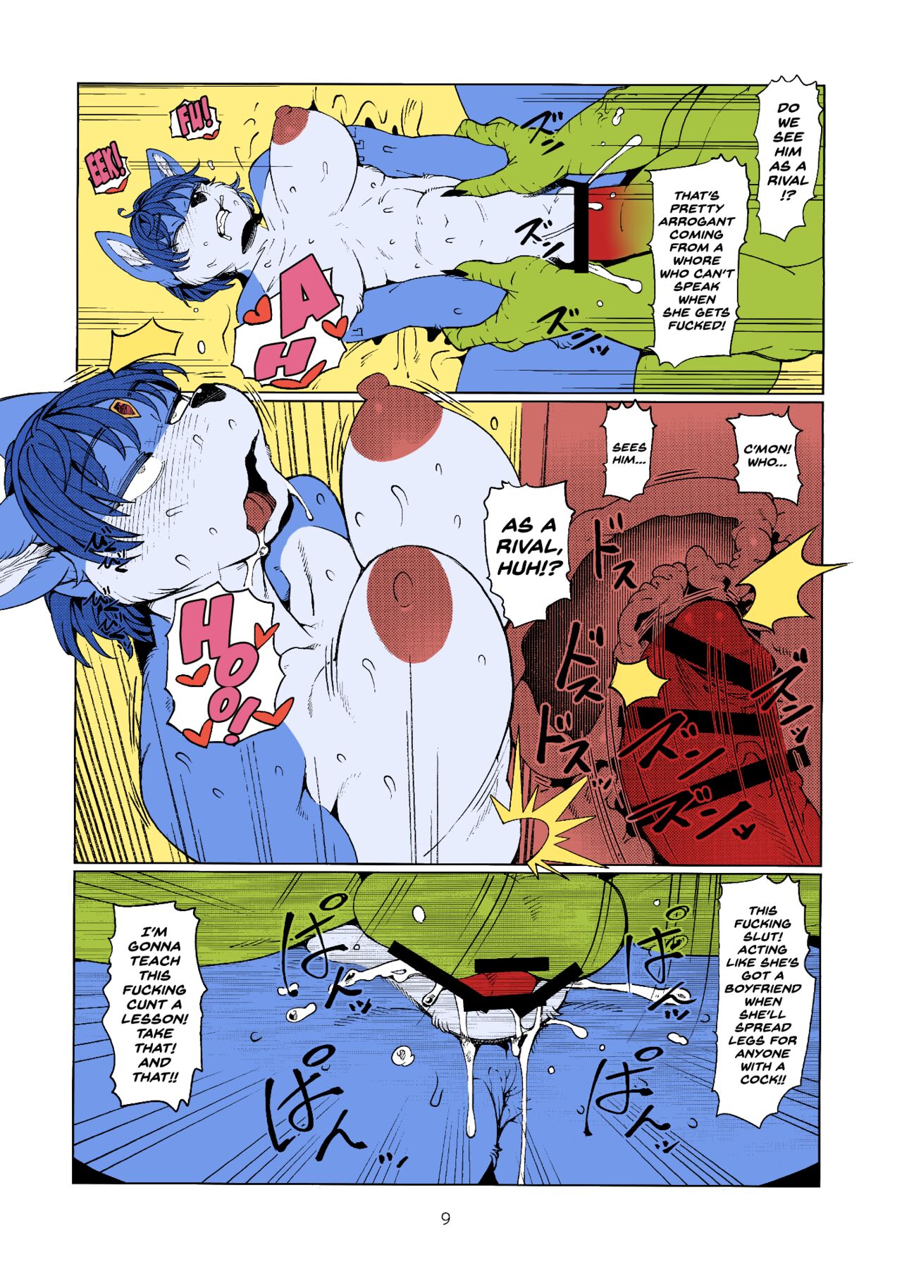 Foxy   |Colorized| page 8 full