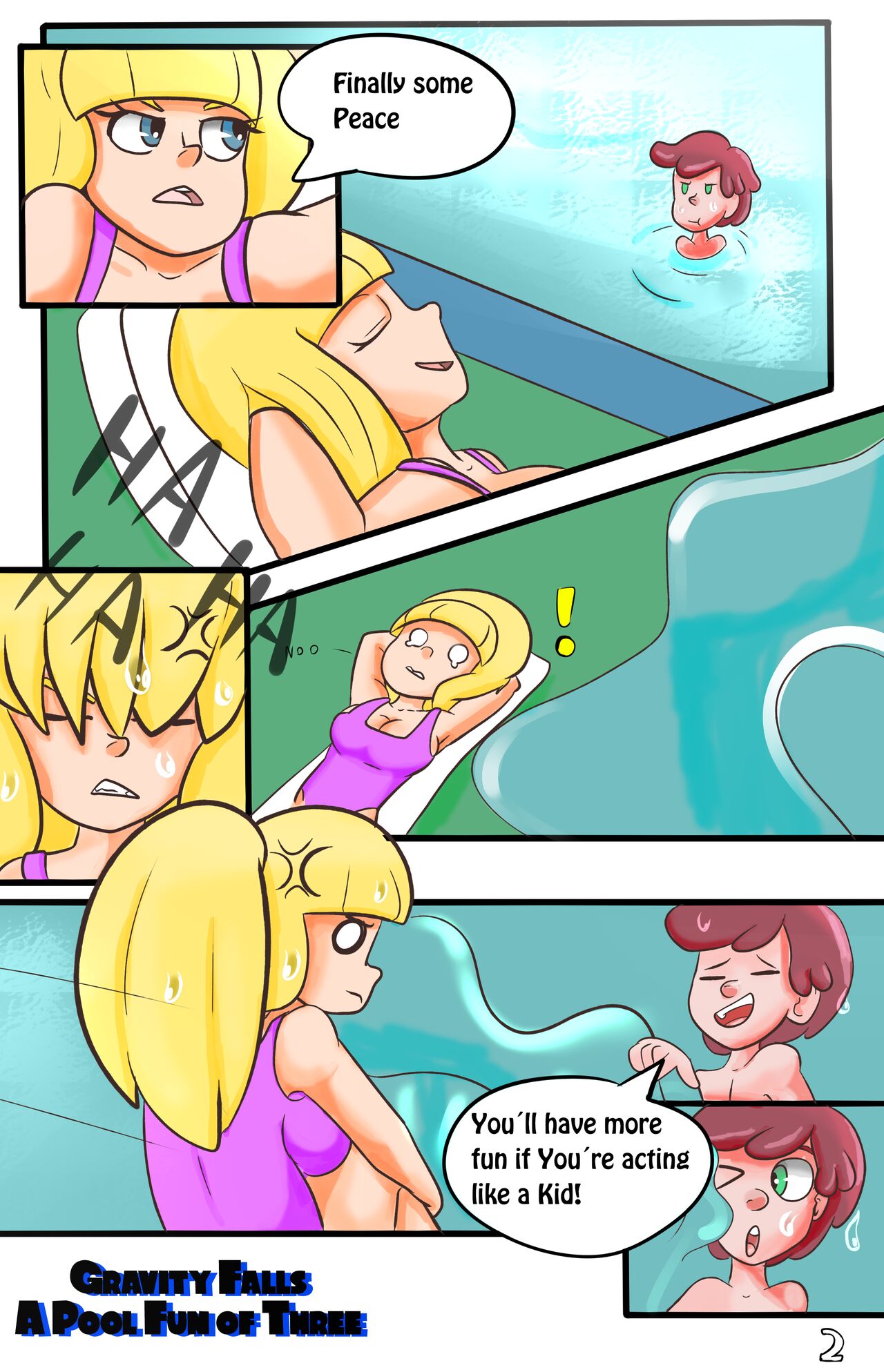 A Pool fun of Three page 3 full