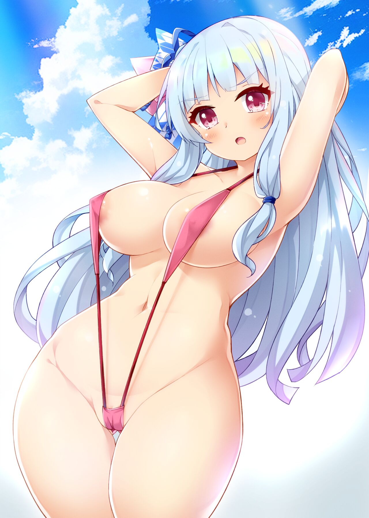 Iya-sō ni shite mo Etchina Sugata Misete kureru Aoi-chan page 2 full