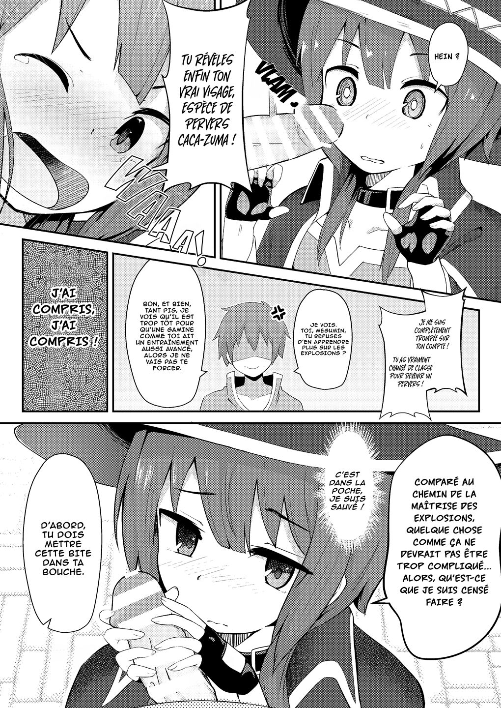 Kono Sukebe na Bakuretsu Musume ni Tyoukyou wo! | Megumin et l’entraînement à l’explosion lubrique ! page 9 full