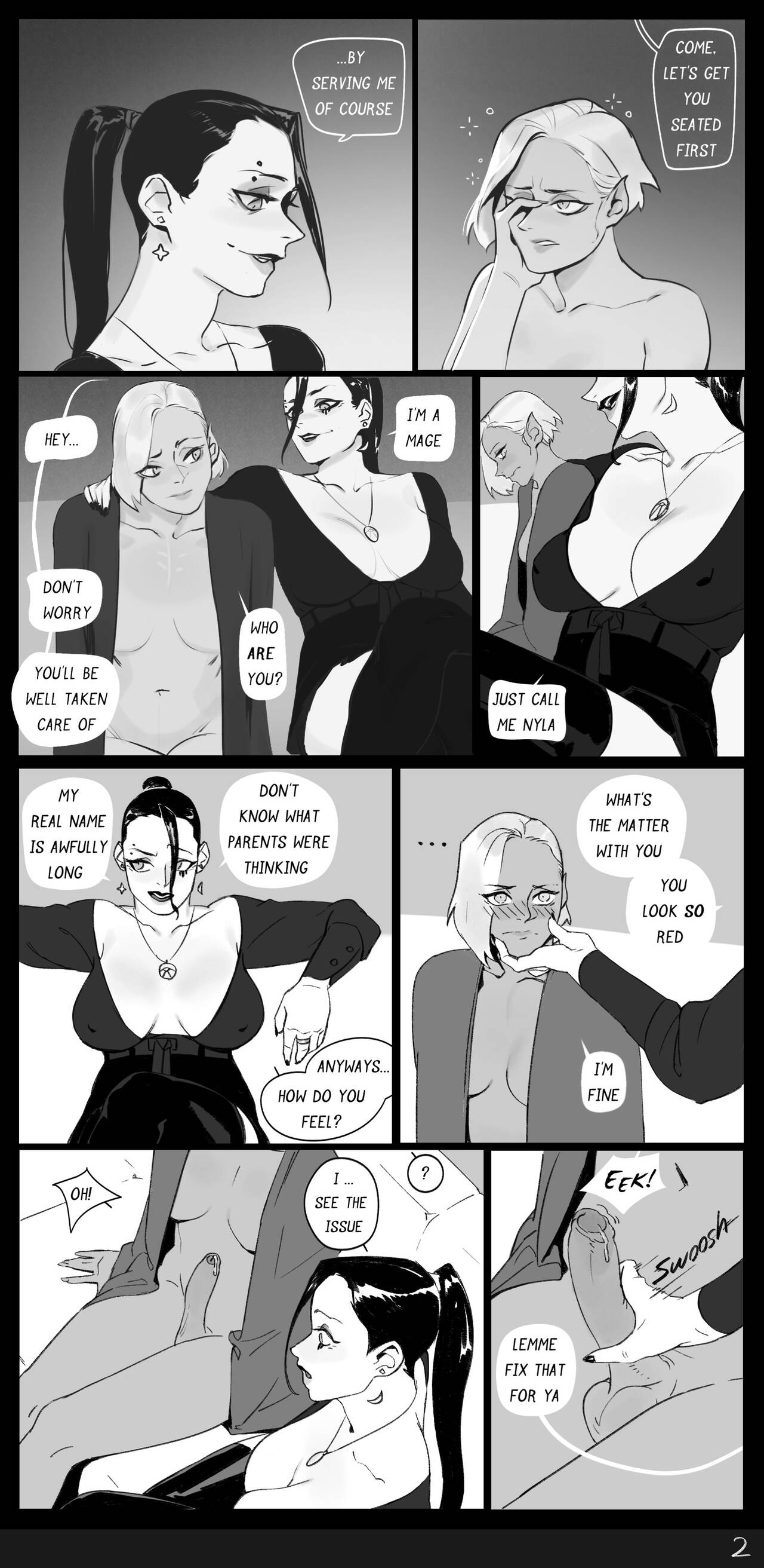 Unfinished comic page 2 full