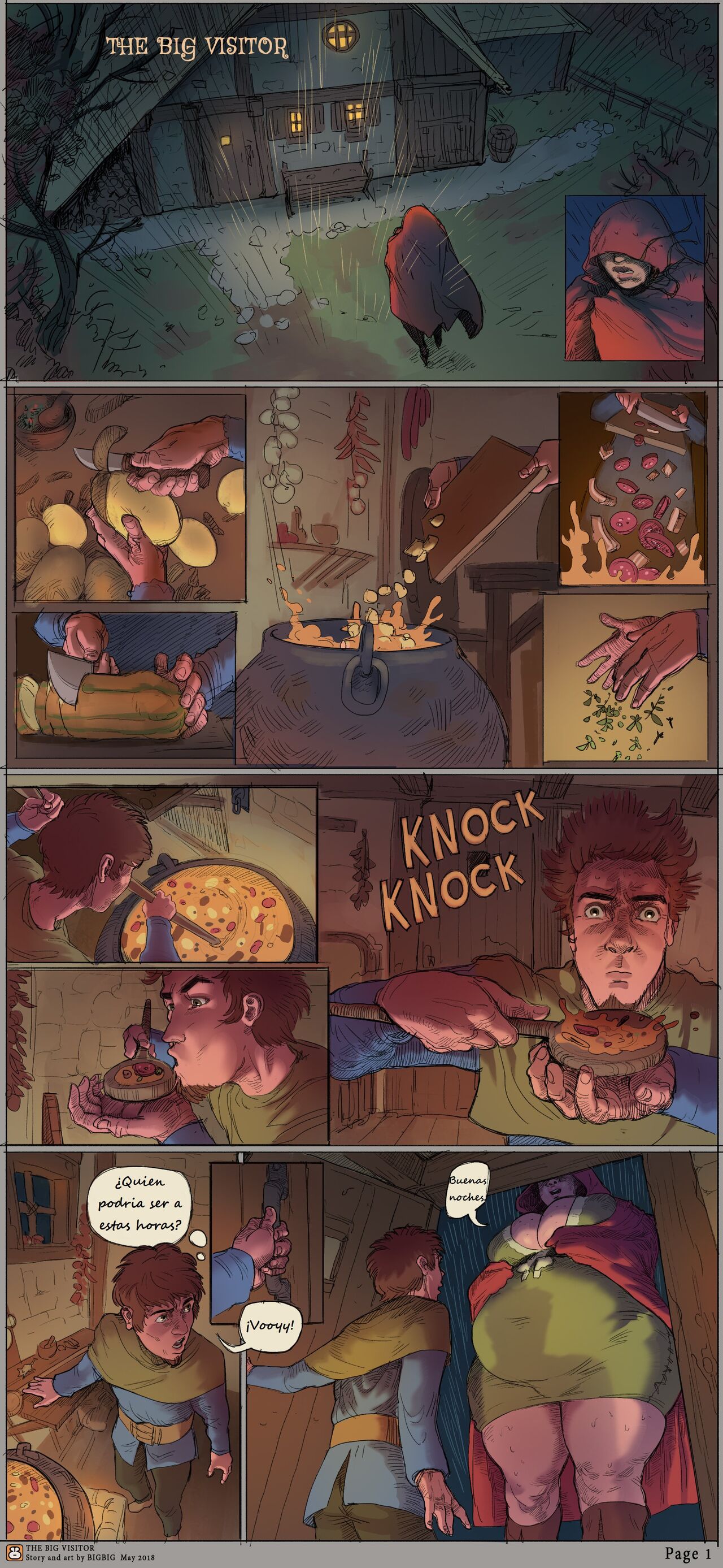 THE BIG VISITOR BIGBIG SPANISH page 1 full