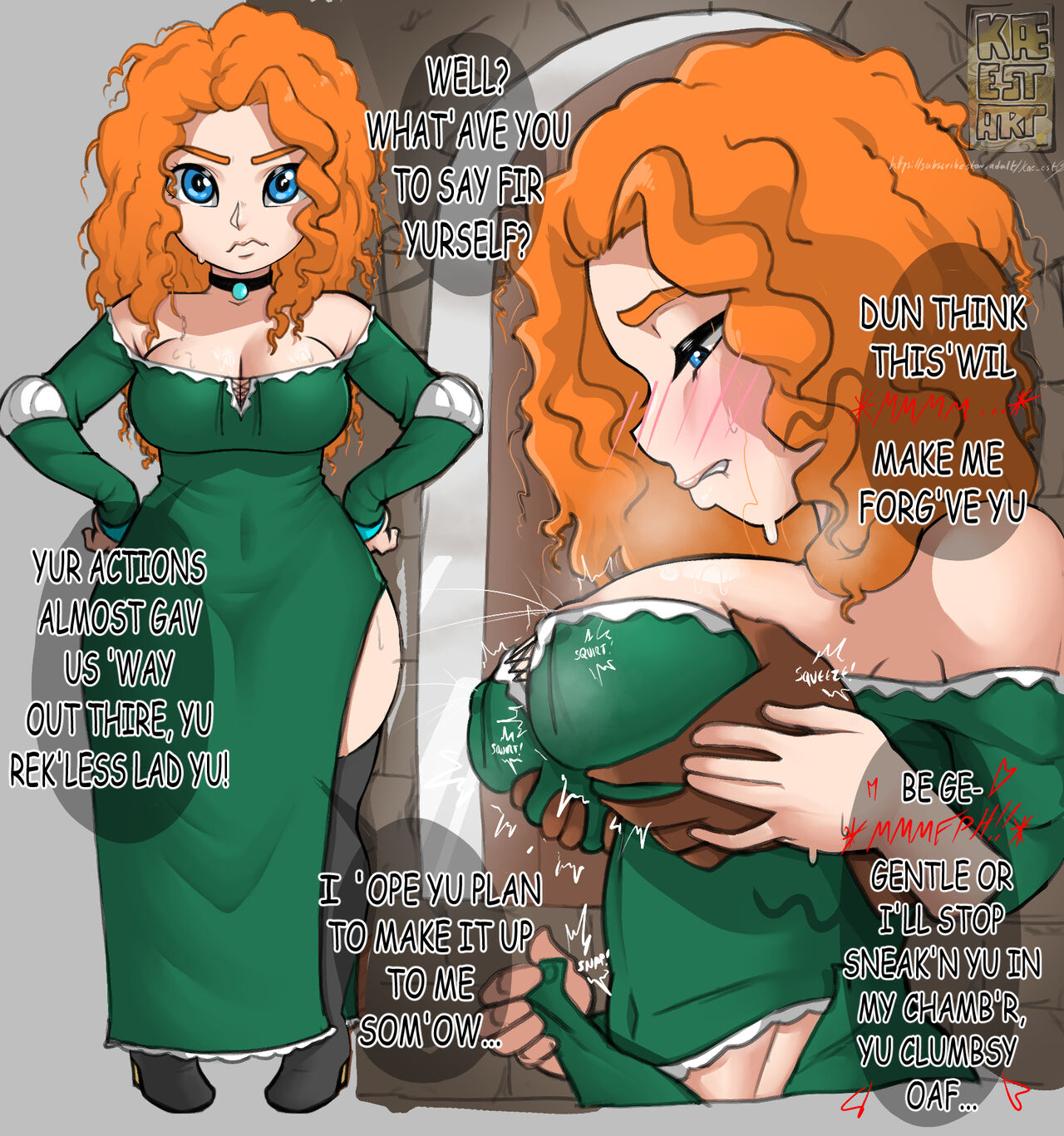 Brave Merida’s Fate  and page 7 full