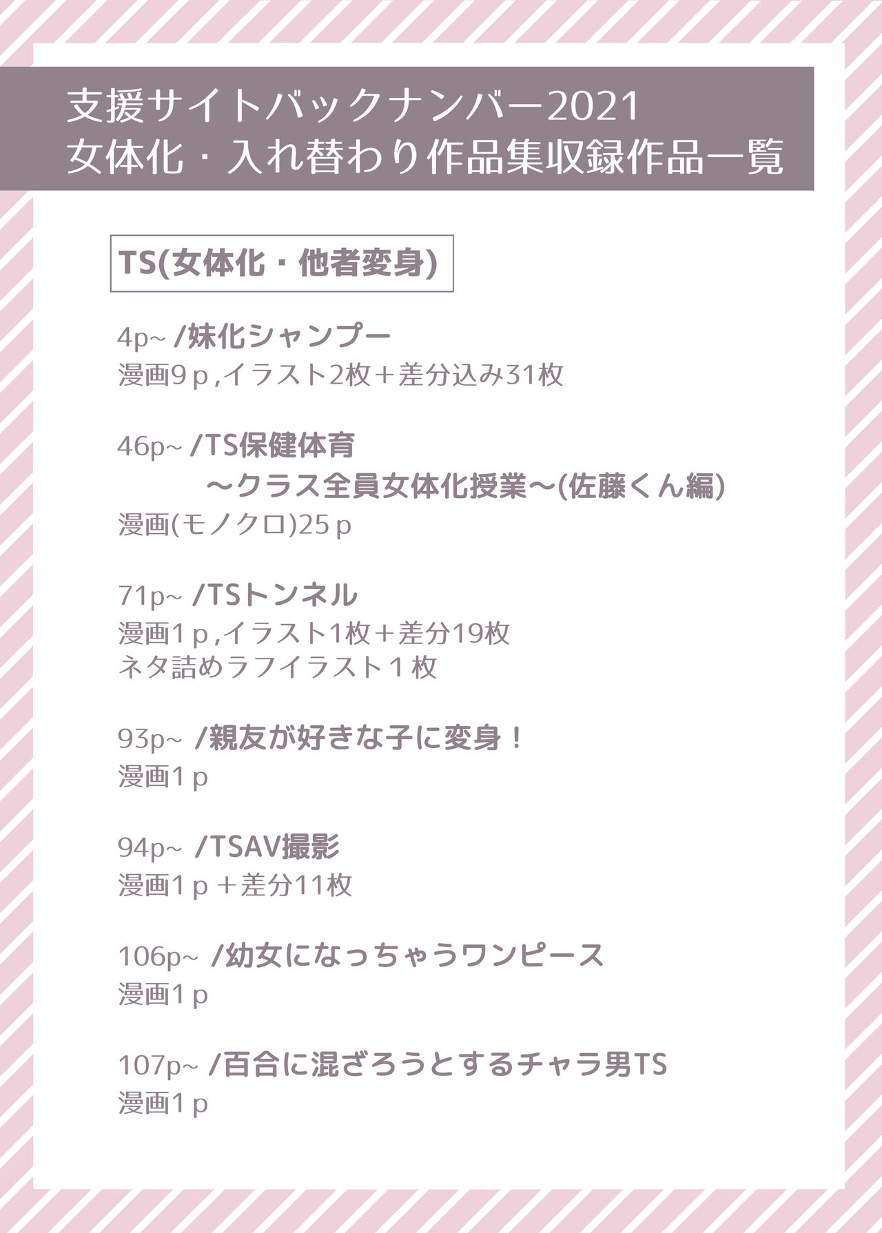 TS【女体化・入れ替わり】＋α作品集 page 2 full