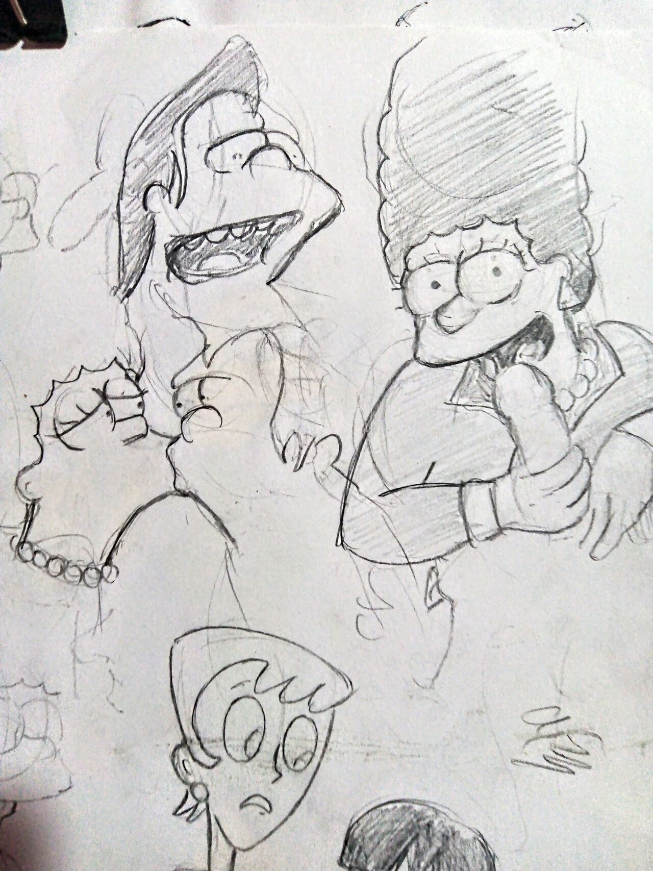 Marge Simpson con Nelson y Bart page 1 full