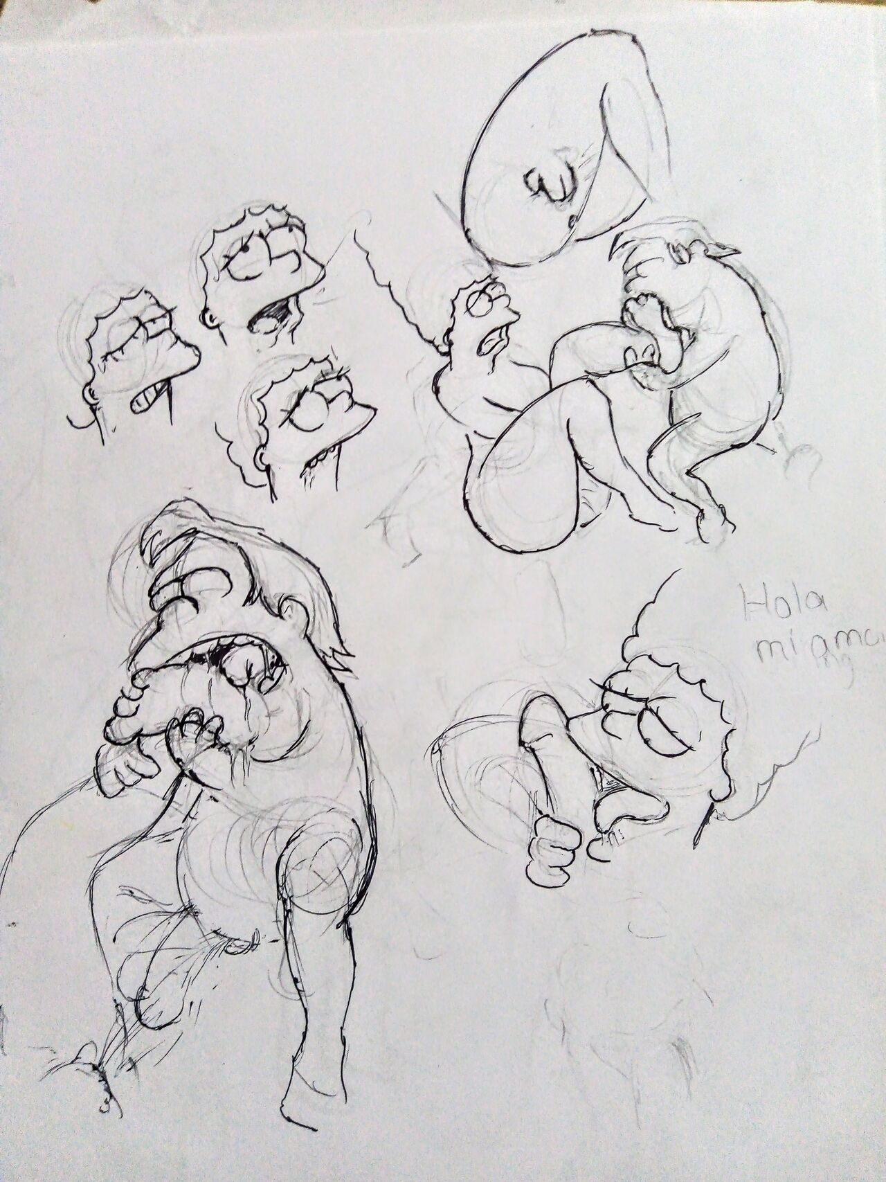 Marge Simpson con Nelson y Bart page 4 full