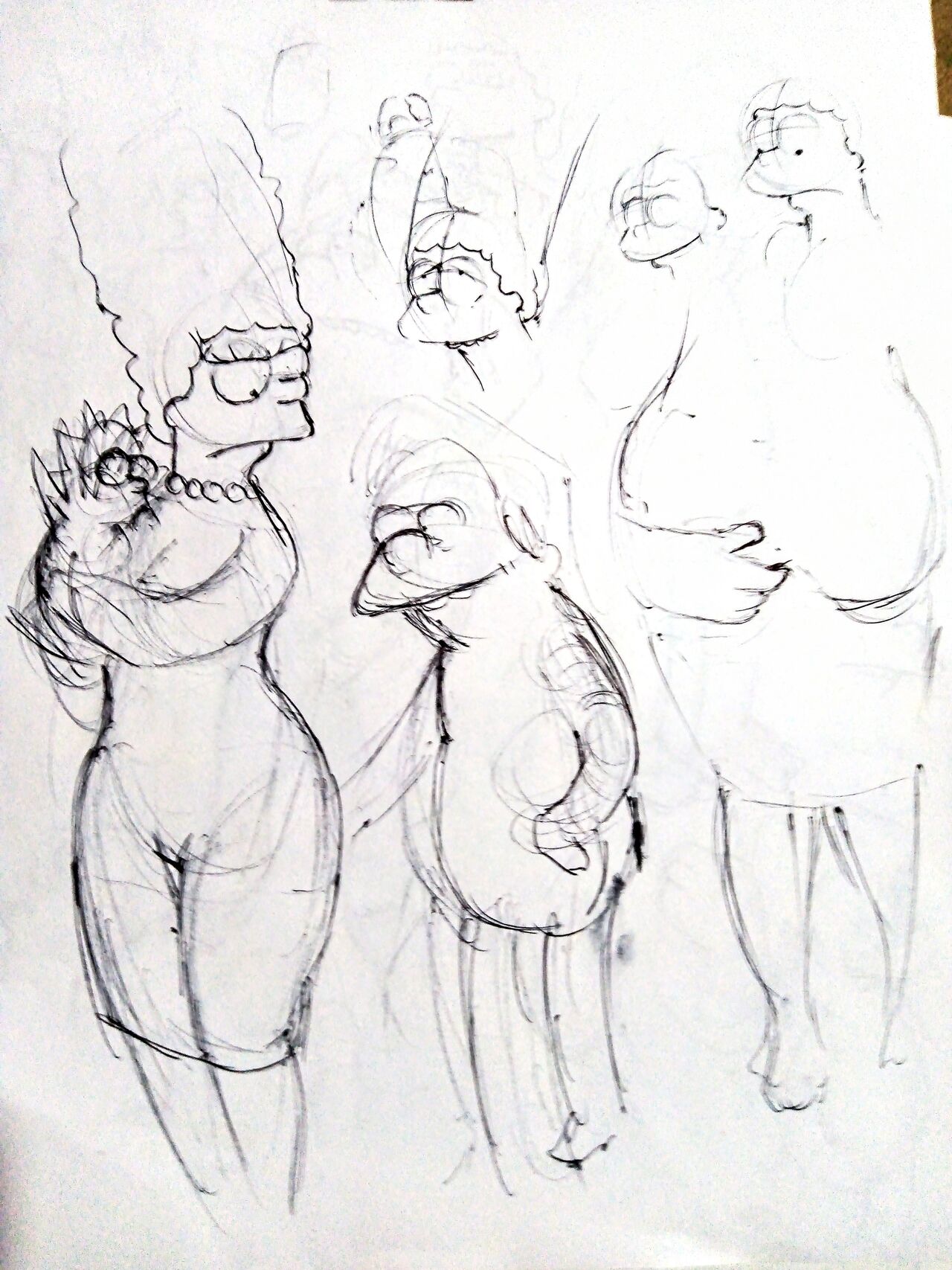 Marge Simpson con Nelson y Bart page 6 full