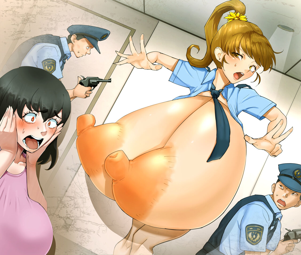 Chibi Kyonyuu Keiji no Kouban Kinmu Jidai page 9 full