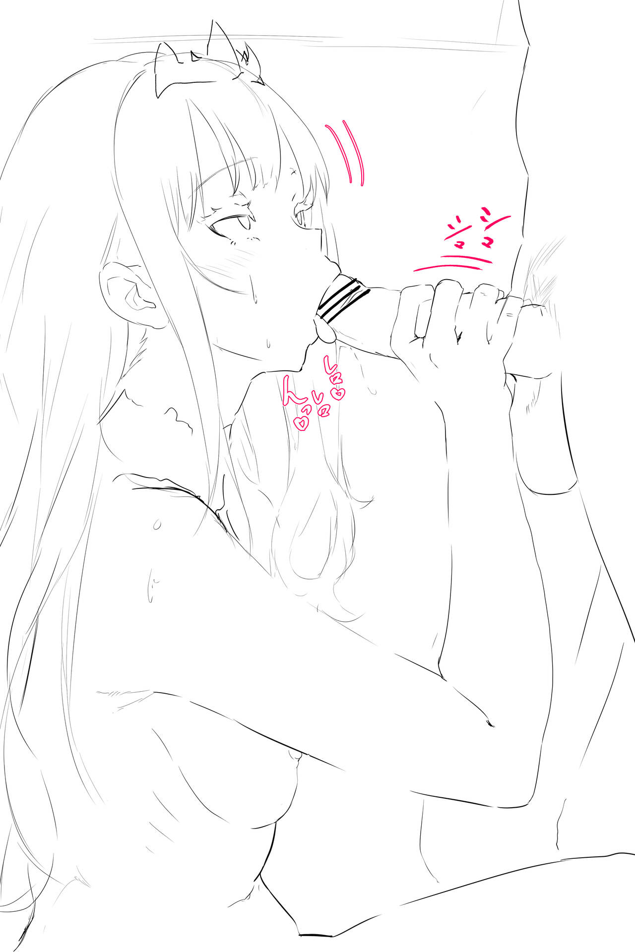 m0ri calli0peとキスしてフェラしてなかだし沢山して仰け反り絶頂させてお掃除フェラして妊娠させちゃう１コマ漫画的なもの page 10 full