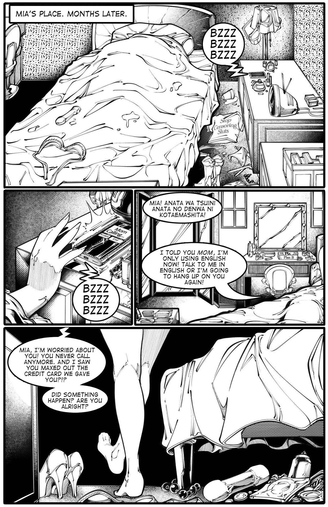 Cabin Aftermath: Mia page 1 full