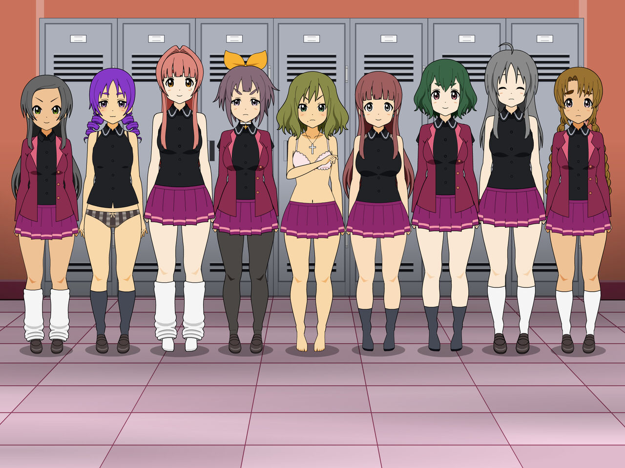 Random Girls Strip Game 3 page 4 full
