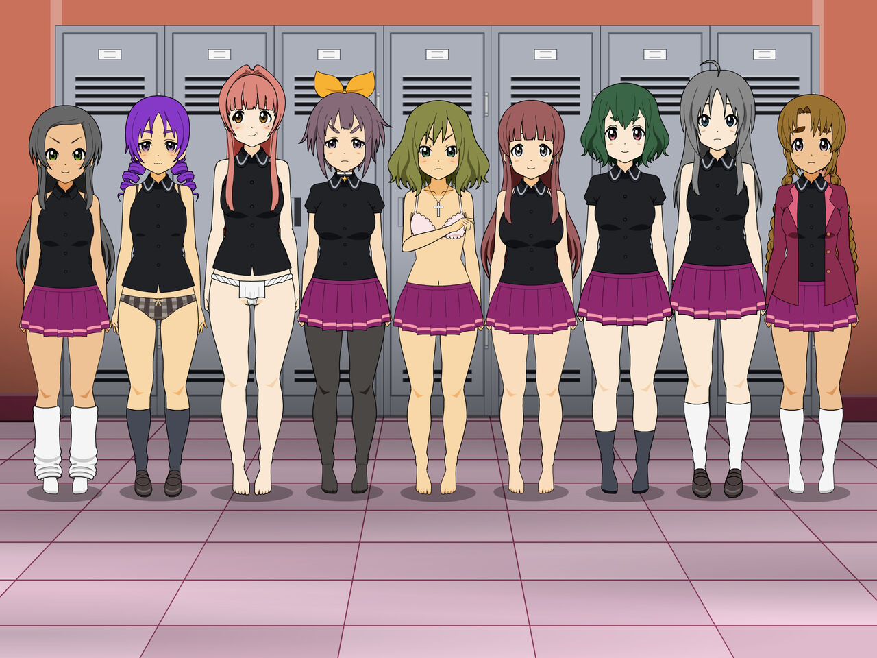 Random Girls Strip Game 3 page 5 full