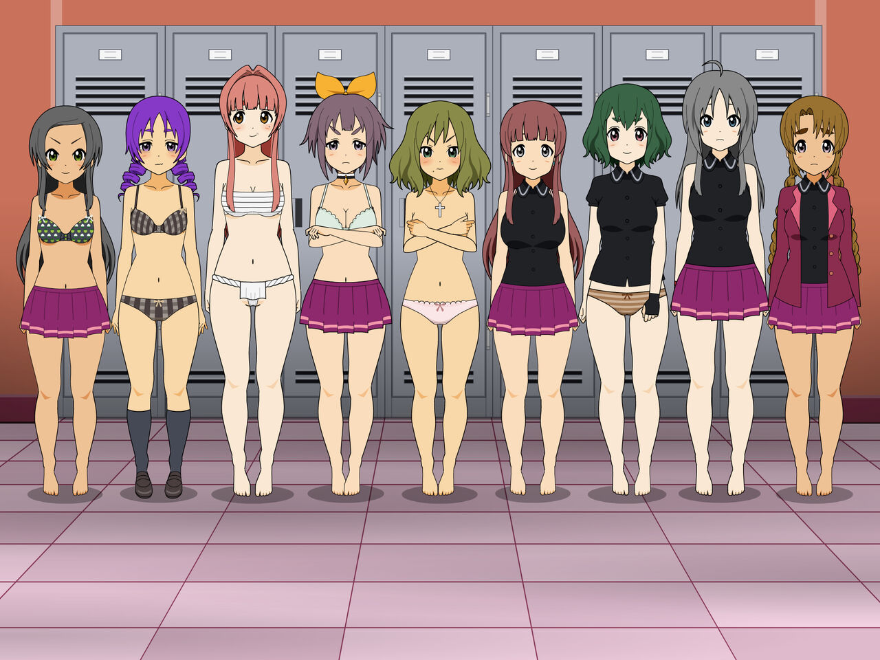 Random Girls Strip Game 3 page 8 full