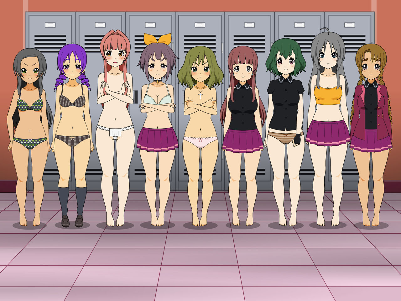 Random Girls Strip Game 3 page 9 full