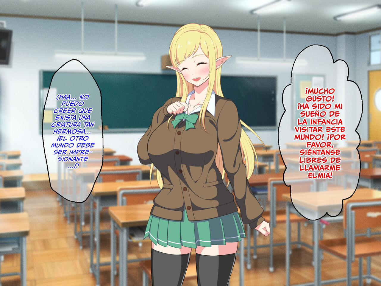 ¡La Estudiante Transferida Es Una Elfa Pervertida De Grandes Pechos! page 5 full