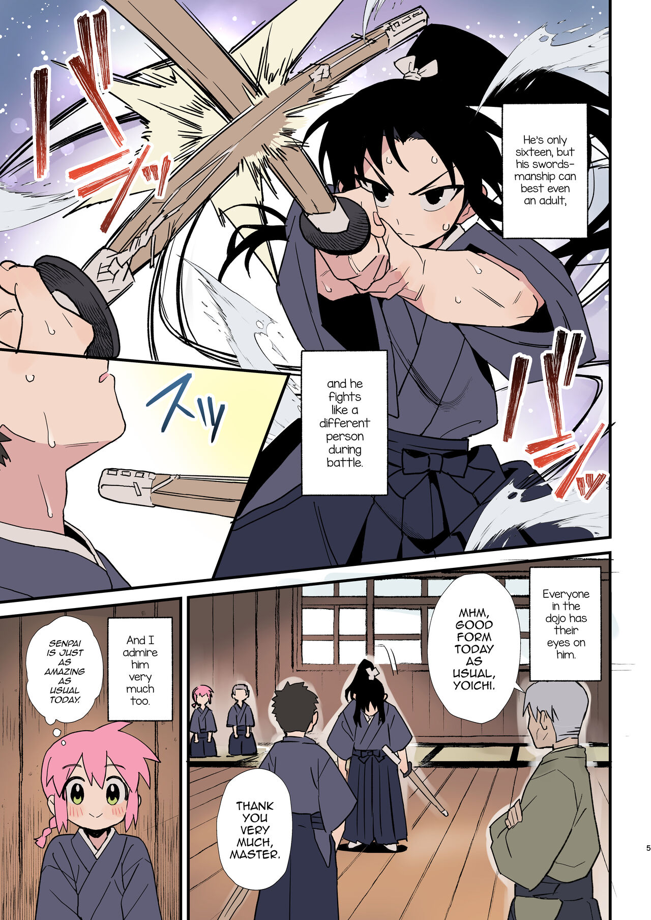 Shoujiki na Kouhai wa Senpai ni Tanomitai page 3 full