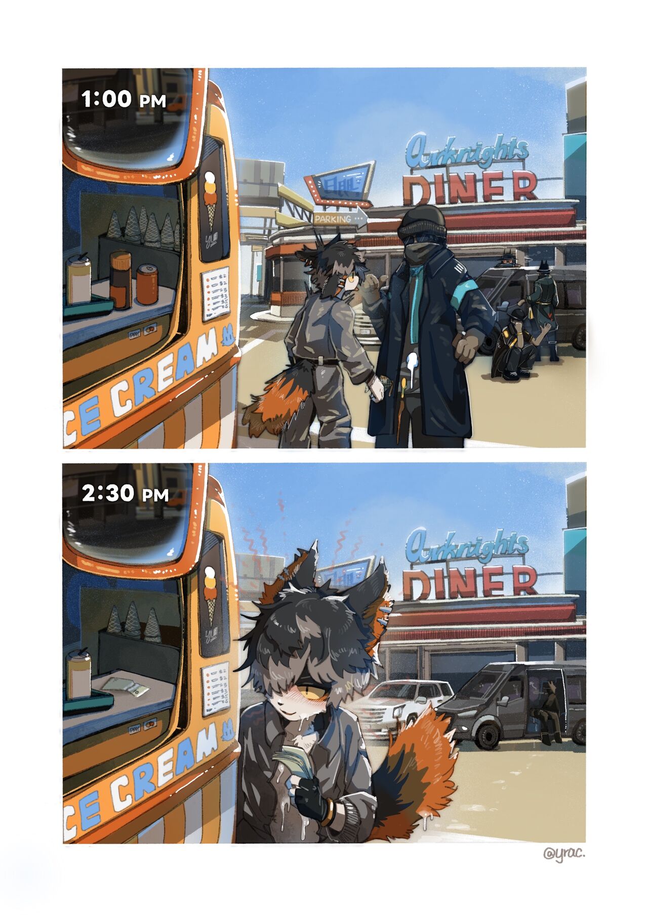 冰淇淋意外 The Ice Cream Accident｜Arknights / Aak page 4 full
