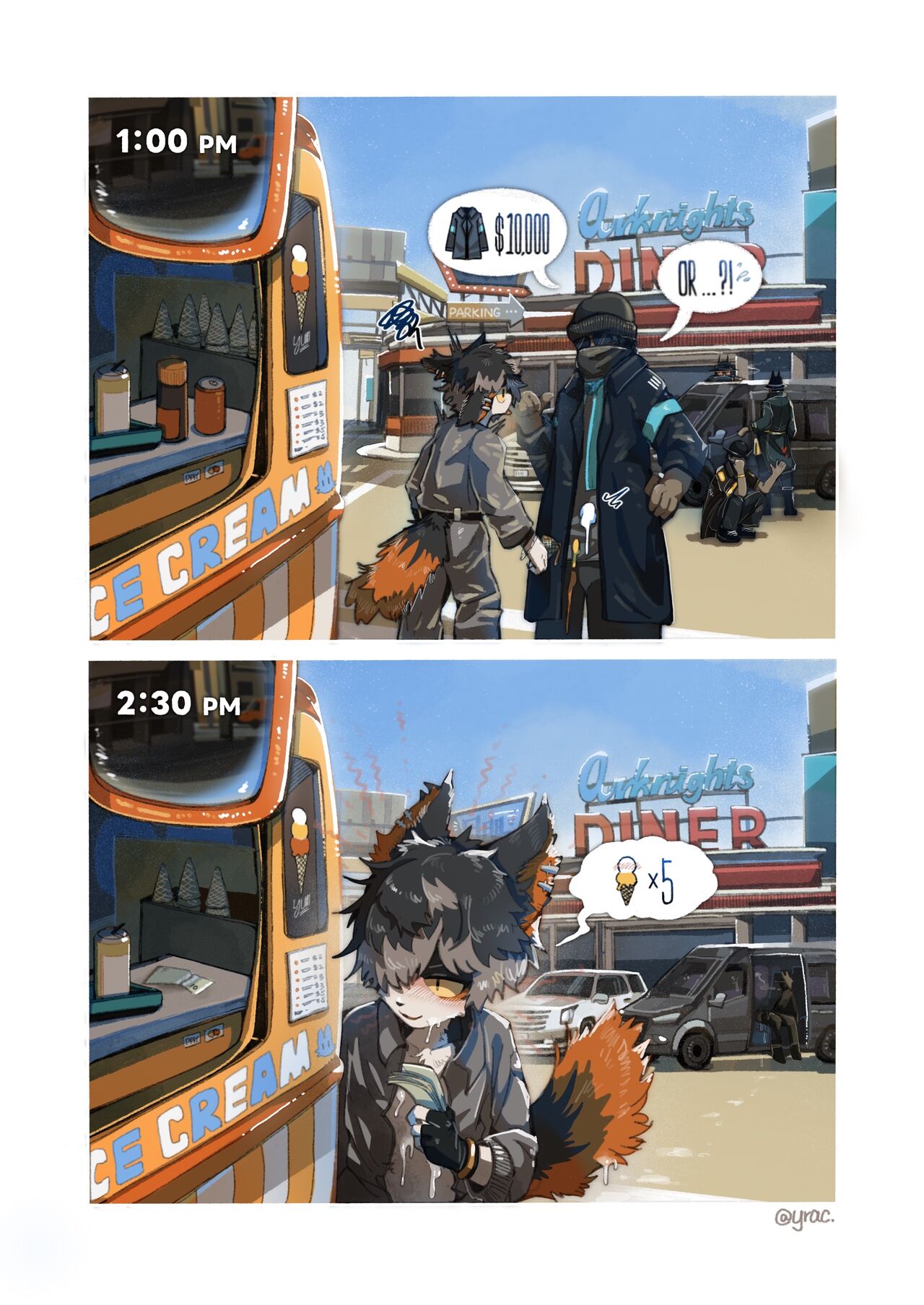 冰淇淋意外 The Ice Cream Accident｜Arknights / Aak page 5 full