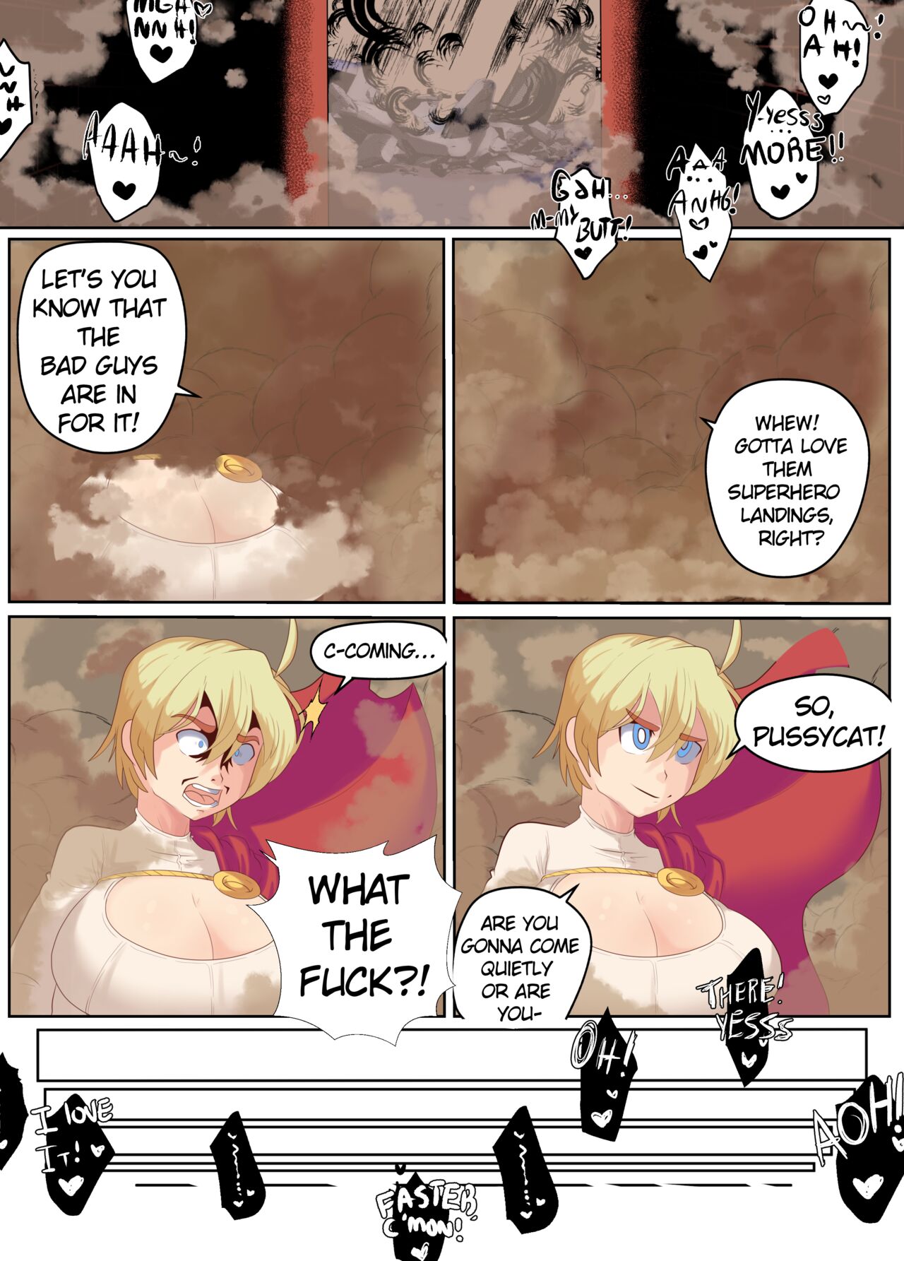 PowerGirl vs Powercock page 7 full