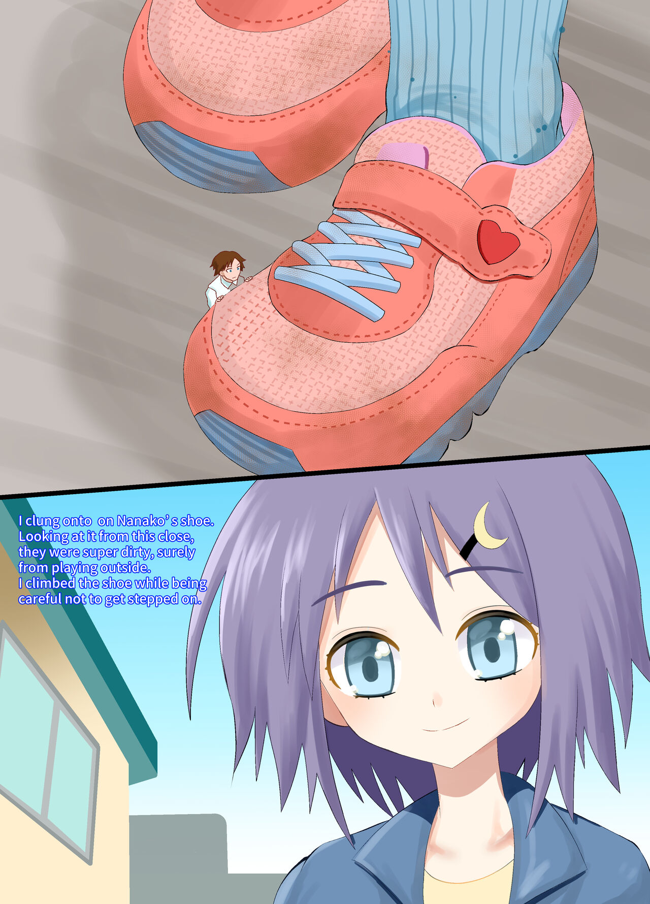 A CG collection of getting smaller and being stepped on by a girl page 5 full