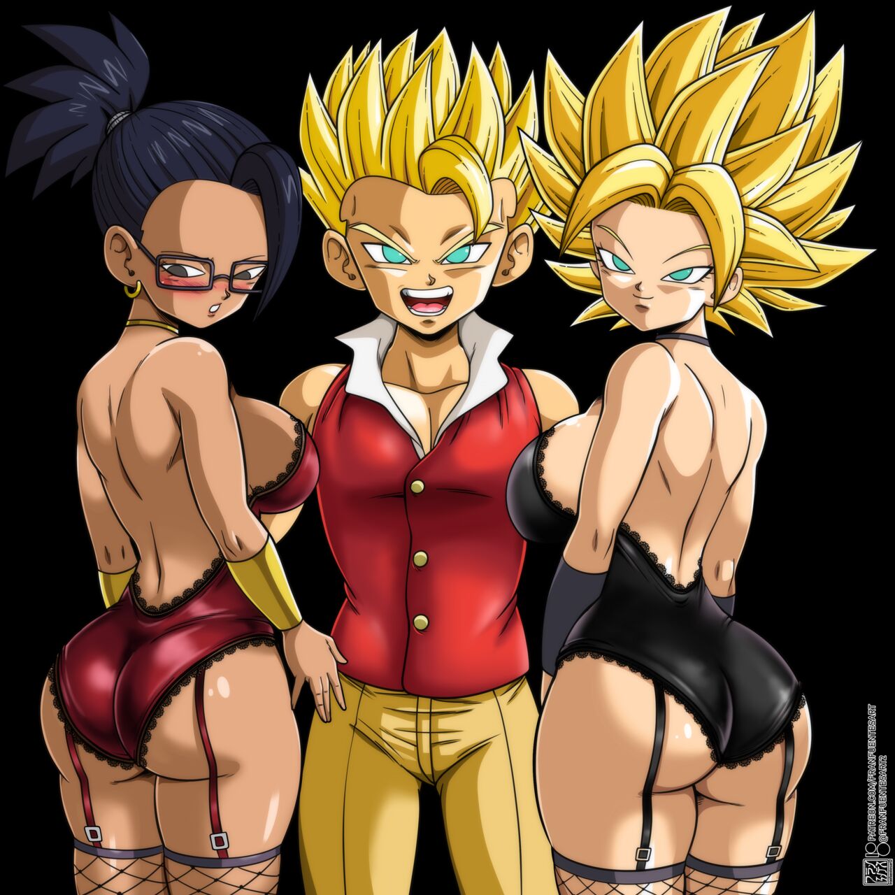 Cabba x Caulifla x Kale Dominant BDSM page 3 full
