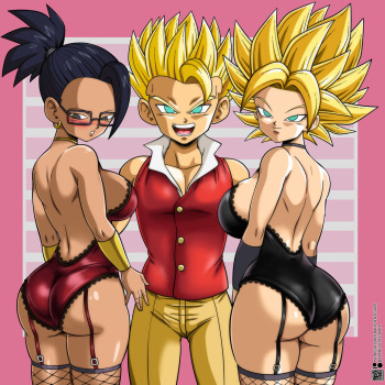Cabba x Caulifla x Kale Dominant BDSM cover