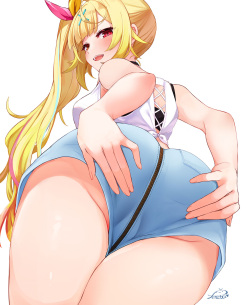 hskwsr 🌟 バックジッパーデニム