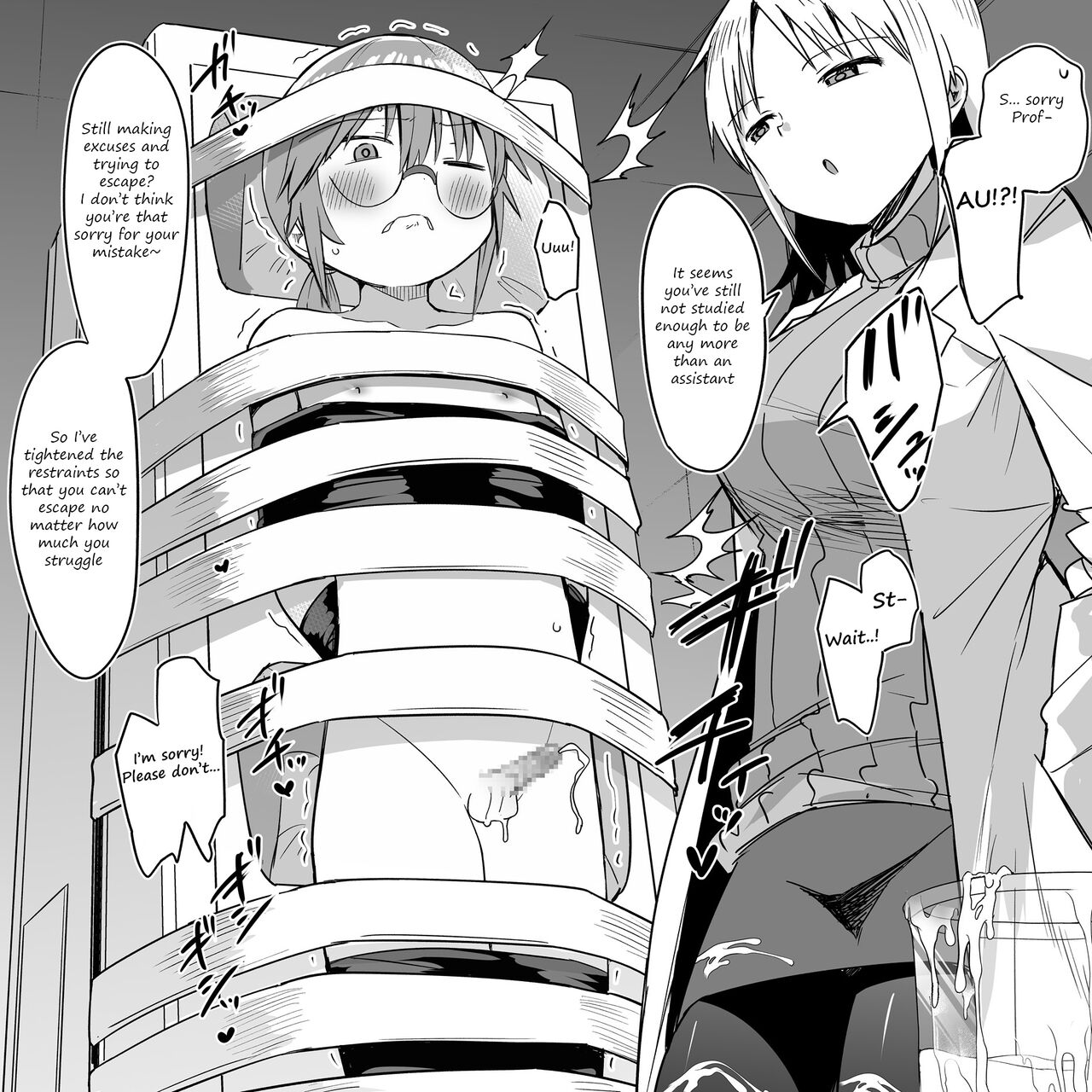 Dr. Hachisuka's restrained continuous ejaculation torture page 6 full