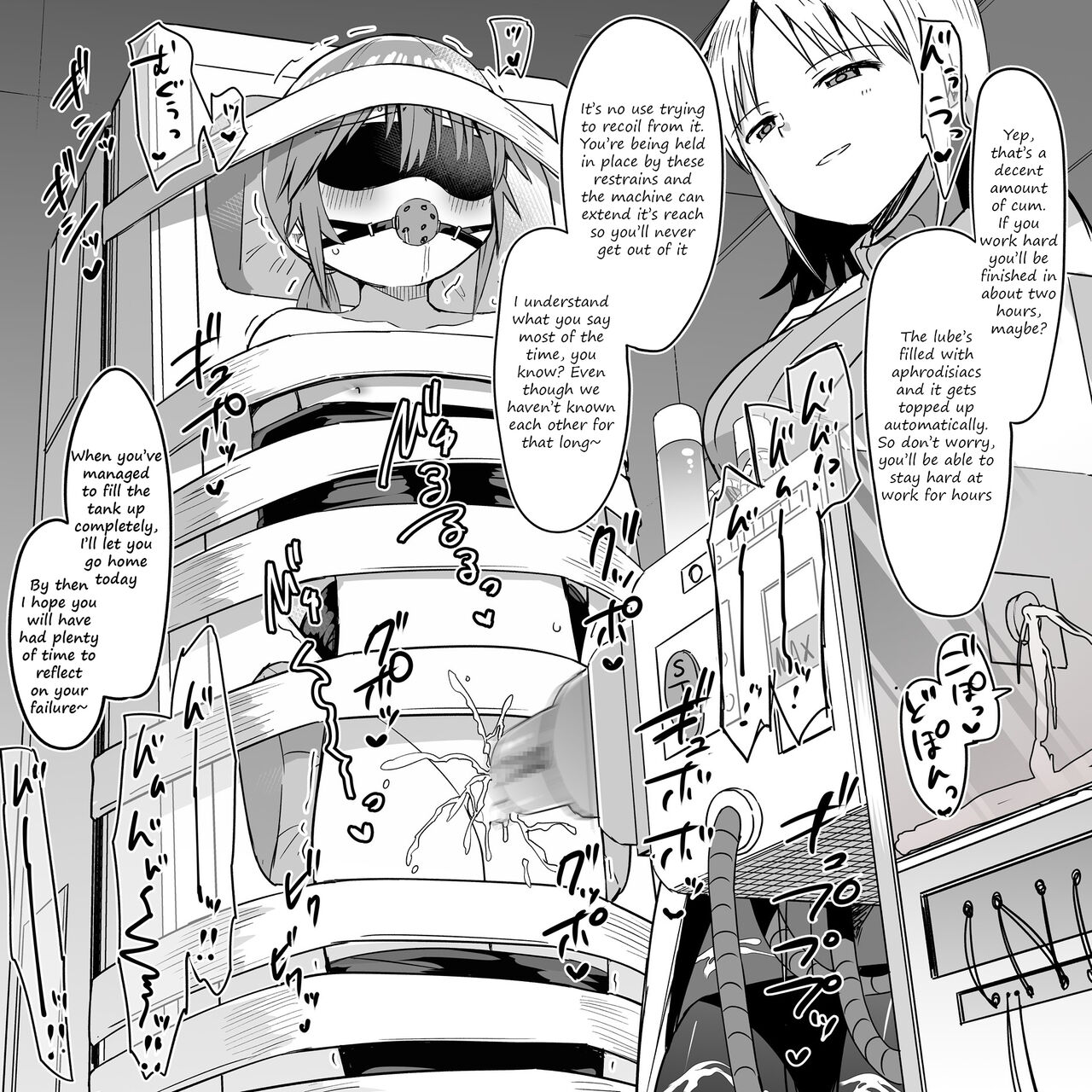 Dr. Hachisuka's restrained continuous ejaculation torture page 9 full