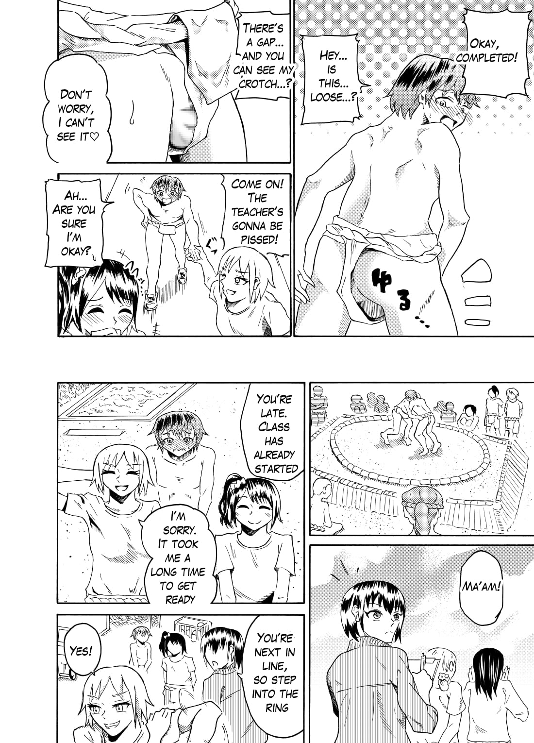 Sumou no Jugyou de CFNM | CFNM in Sumo Class page 7 full
