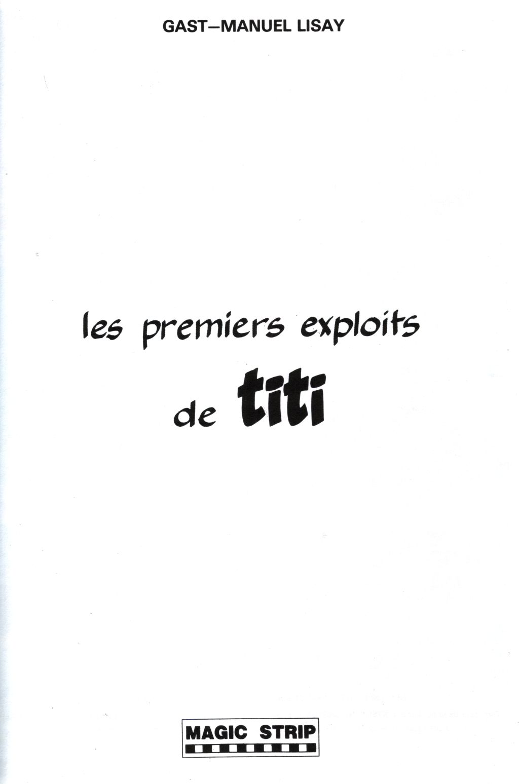 Les premiers exploits de Titi page 2 full