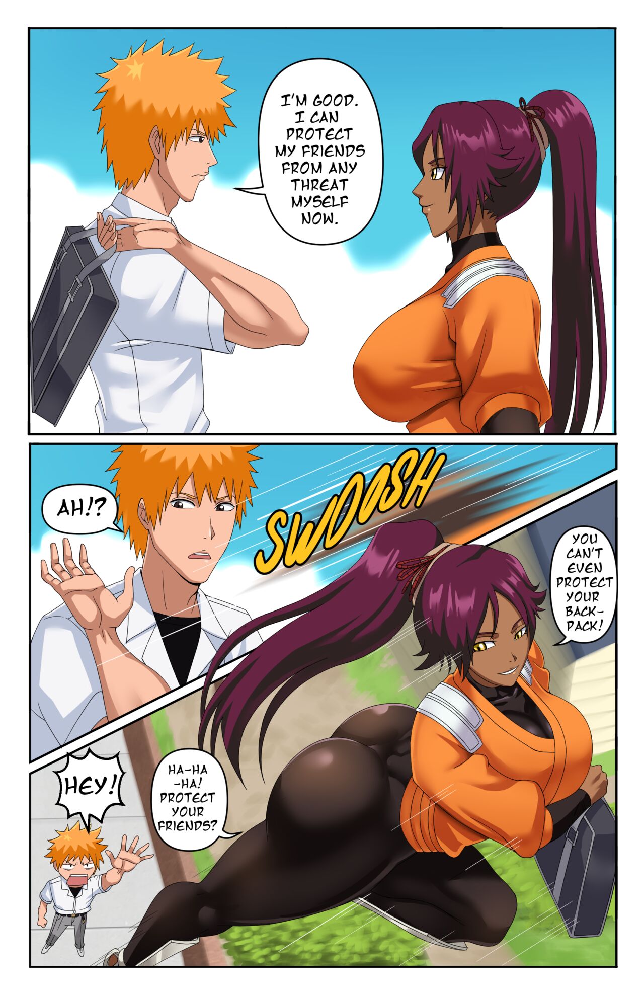 Yoruichi Comic page 2 full