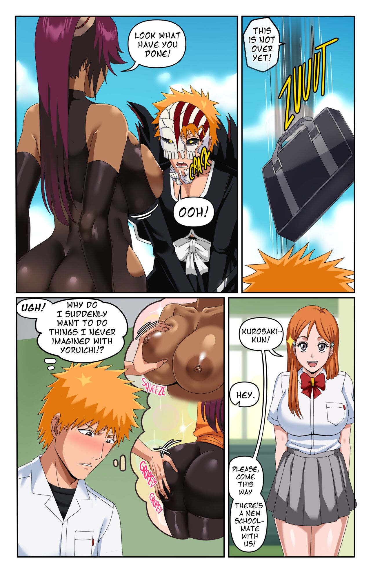 Yoruichi Comic page 4 full