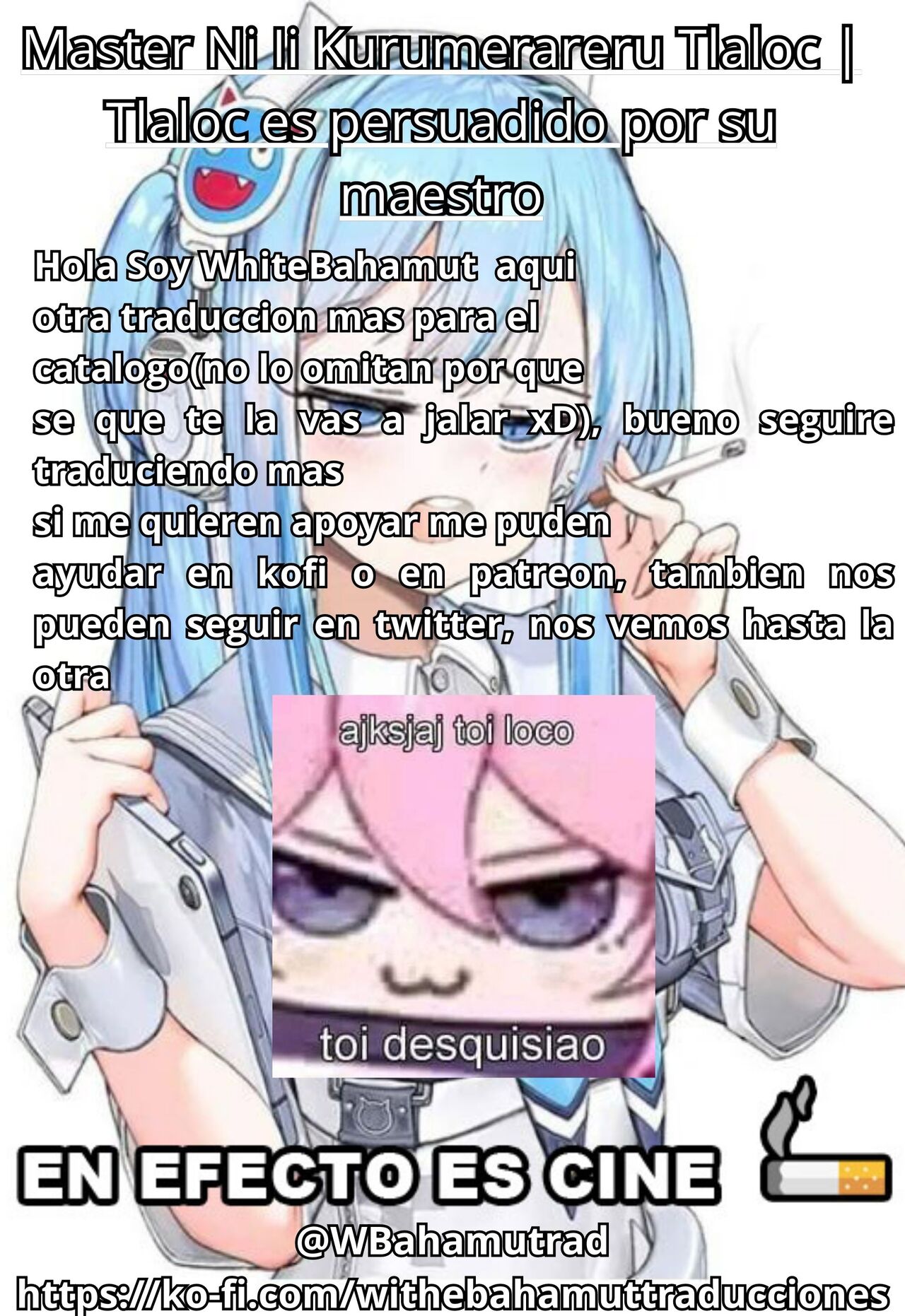 Master Ni Ii Kurumerareru Tlaloc | Tlaloc es persuadido por su maestro page 6 full