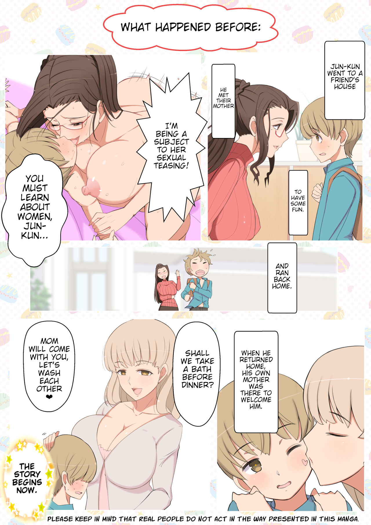 Jun-kun to Maa-kun no Mama ni H na Itazura Daisakusen | Jun-kun and Maa-kun, a Grand Strategy of Lewd Teasing With Mom page 2 full