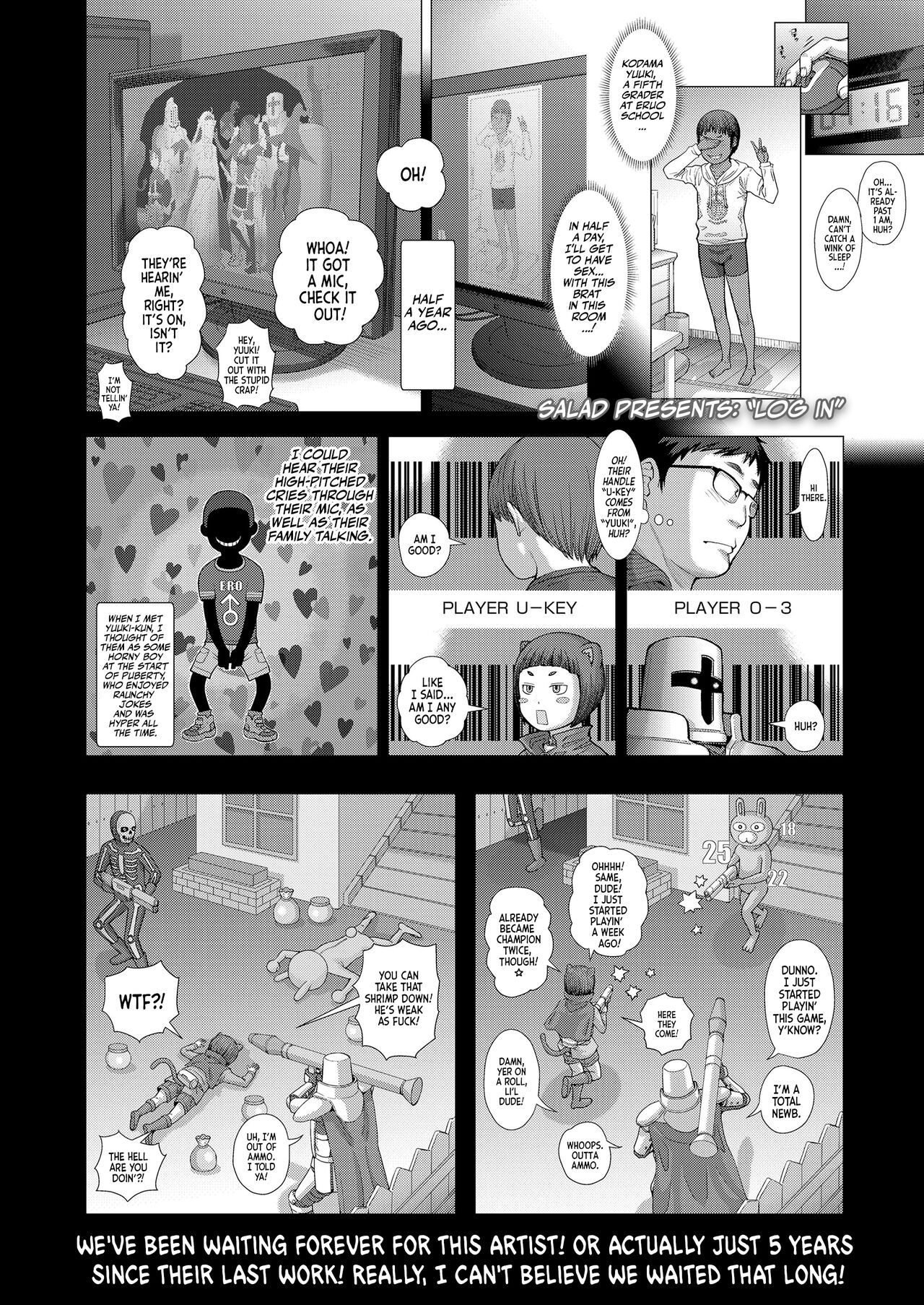 Log In! page 1 full