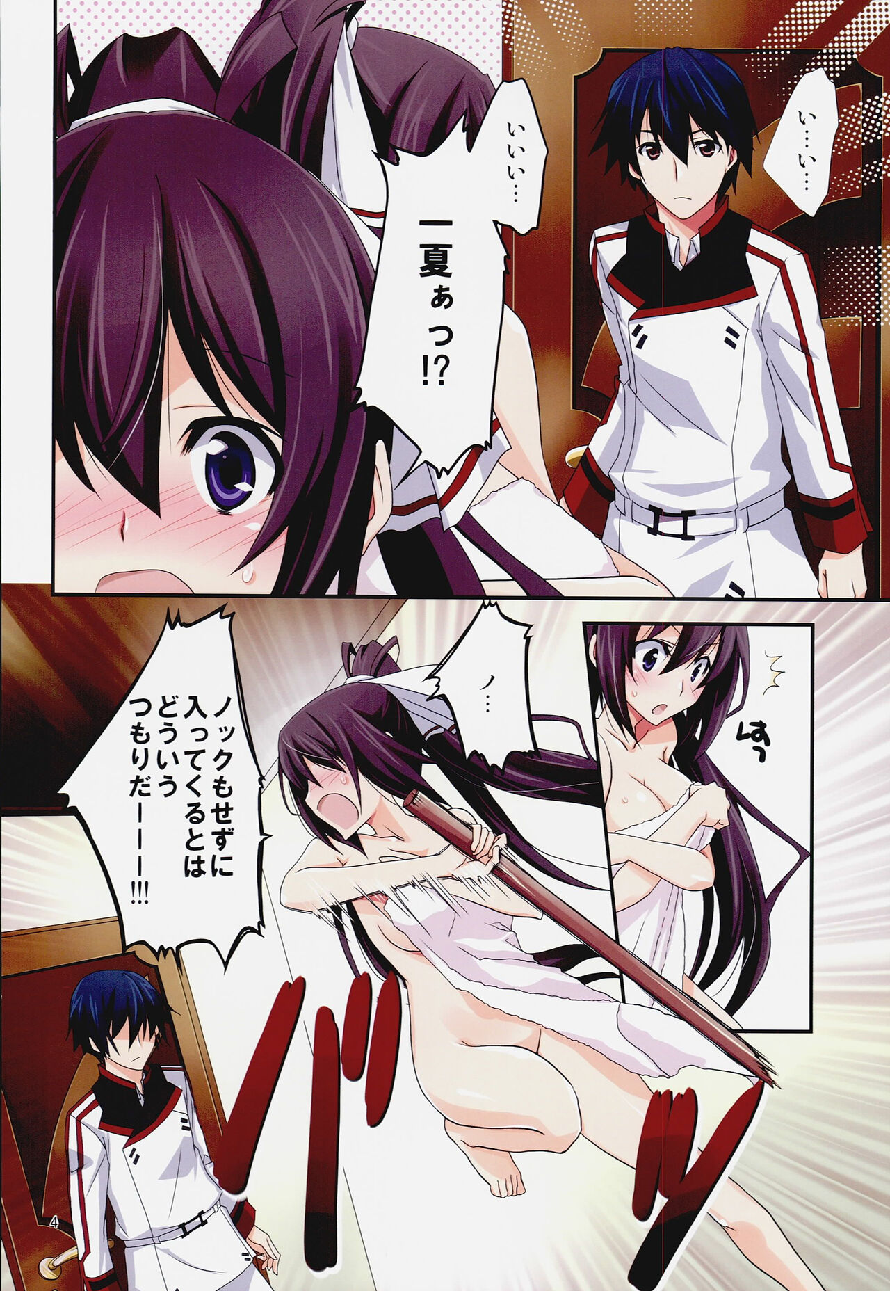 Burst Up! Infinite Stratos FAN BOOK page 4 full