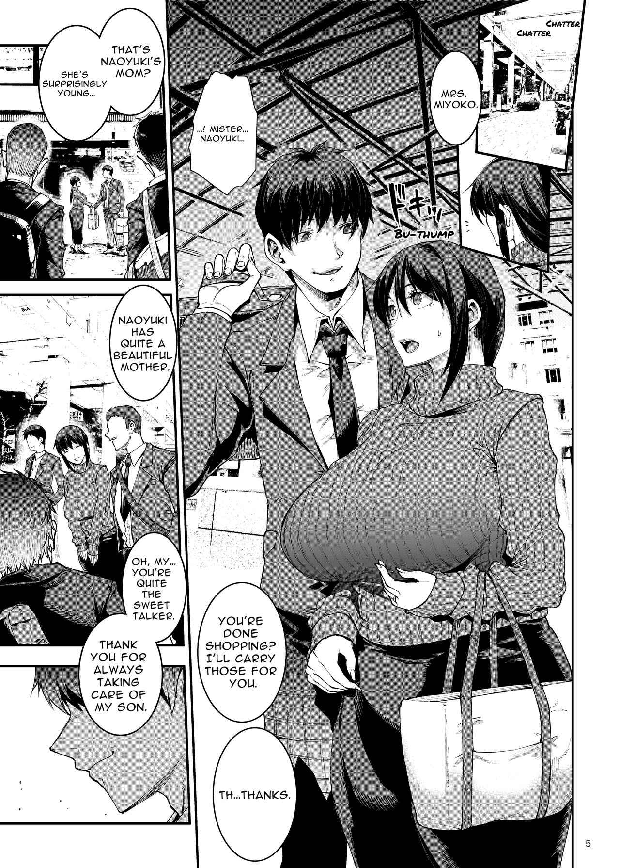 Hitodzuma Miyoko ~Inyoku no Yuugure~ | Married Woman Miyoko ~Evening of Lust~ page 5 full