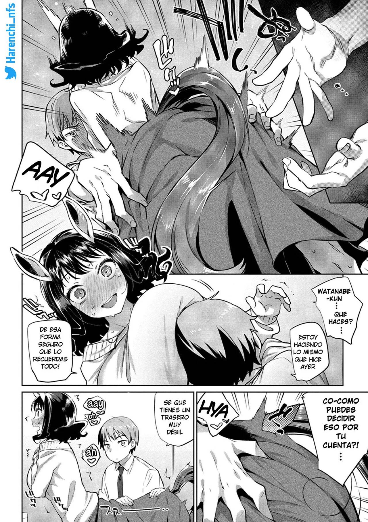 BAKEMONO ECCHI 03 - LA CENTAURO OFICINISTA Y SU KOUHAI page 6 full